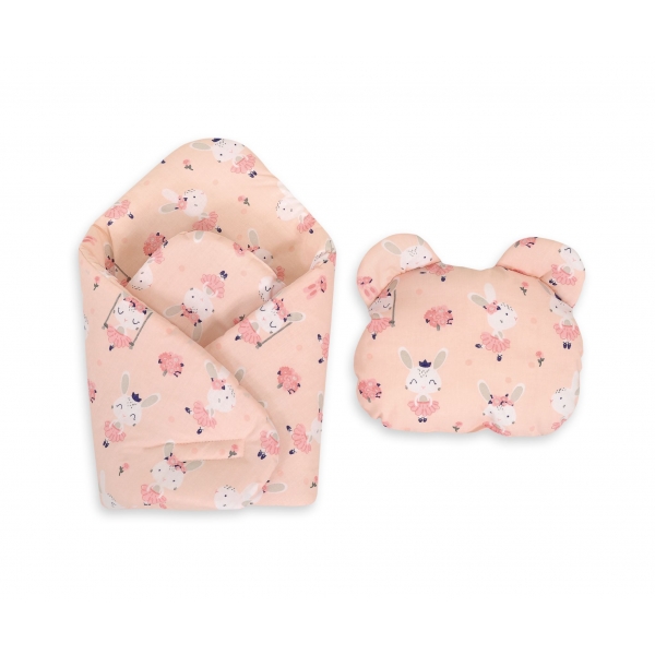 Babyhörnchen für Puppen mit Kissen - Ballerinen rosa