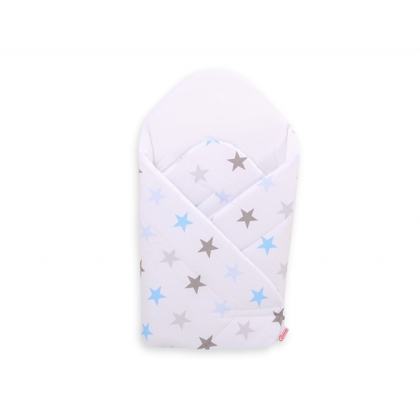 Babyhörnchen mit steifen Einlage - Blau-graue Sternen