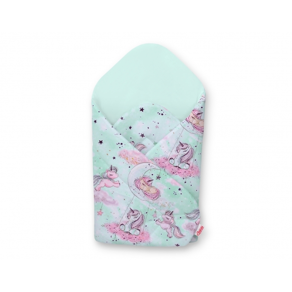 Babyhörnchen mit steifen Einlage - unicorn mint/minze