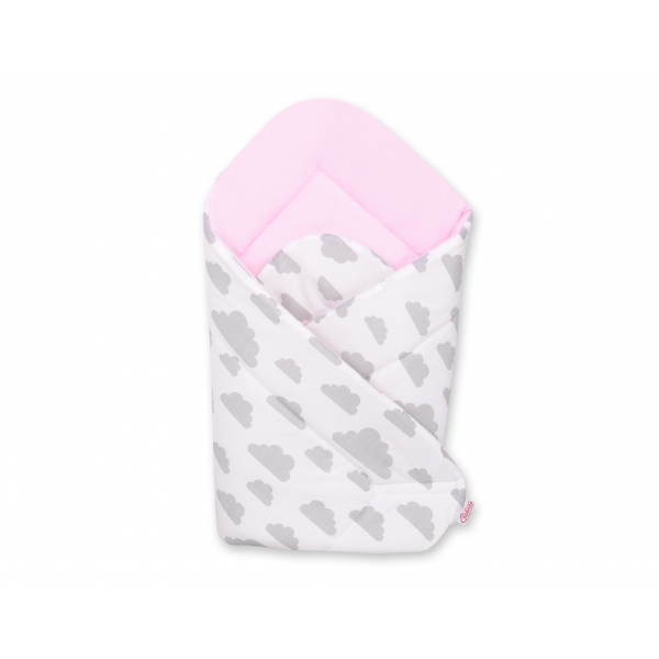 Babyhörnchen - Wolken grau/rosa
