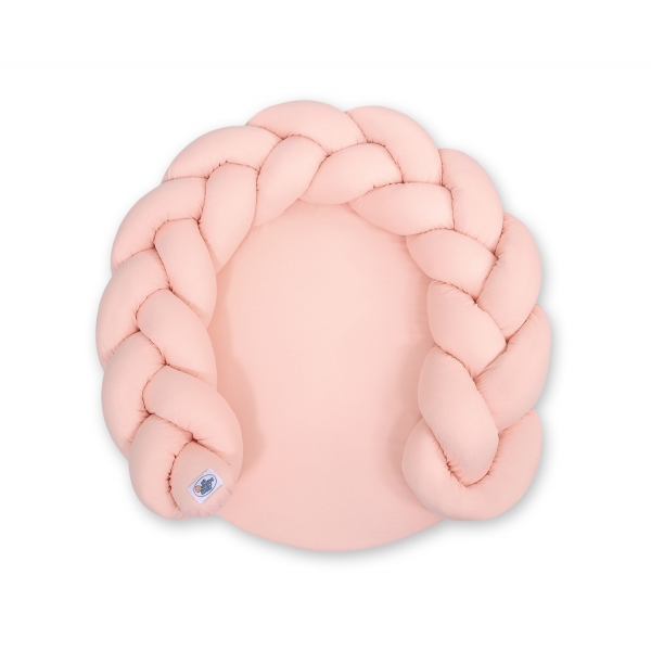 Babykokon Zopfschlange / Spielmatte 2 in1 - pudderrosa