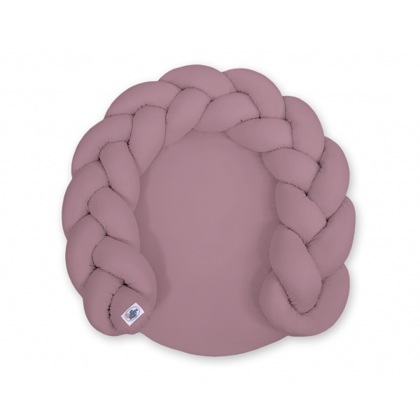 Babynest Geflochen/ Spielmatte 2 in1 - pastellviolett
