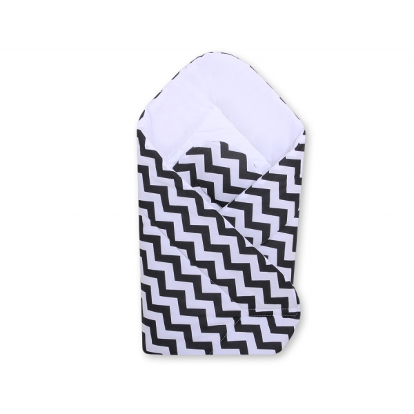 Babynestchen/Babyhörnchen - Chevron schwarz