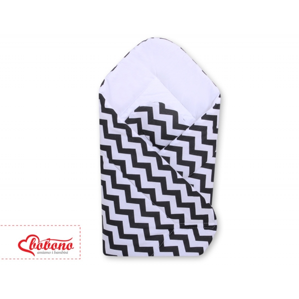 Babynestchen/Babyhörnchen - Chevron schwarz
