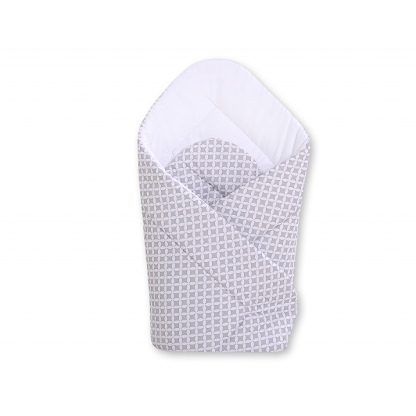 Babynestchen/Babyhörnchen - Grau-Blumenmuster