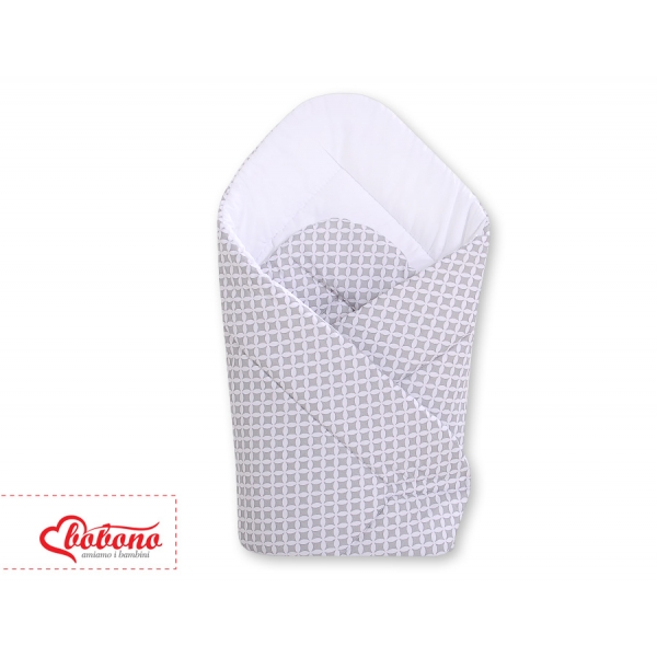 Babynestchen/Babyhörnchen - Grau-Blumenmuster