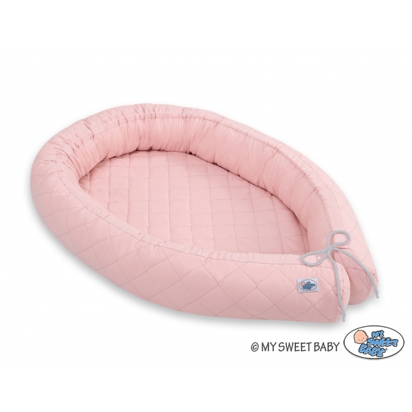 Babynestchen gesteppt - altrosa