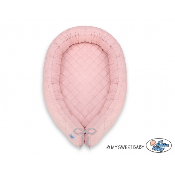 Babynestchen gesteppt - altrosa