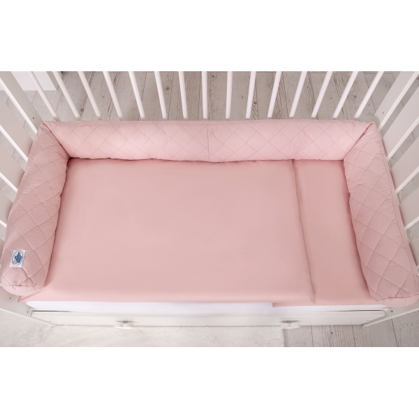Babynestchen gesteppt - altrosa