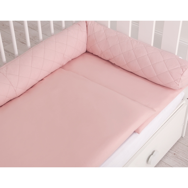Babynestchen gesteppt - altrosa