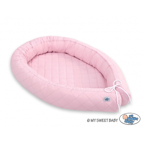 Babynestchen gesteppt - rosa