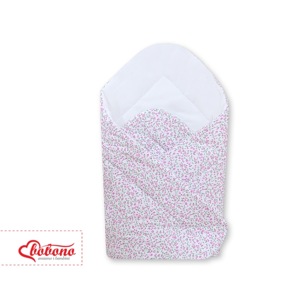 Babynestchen - Hängende Herzen rosa Blümchen