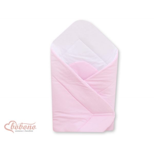 Babynestchen - Hängende Herzen rosa gestreift
