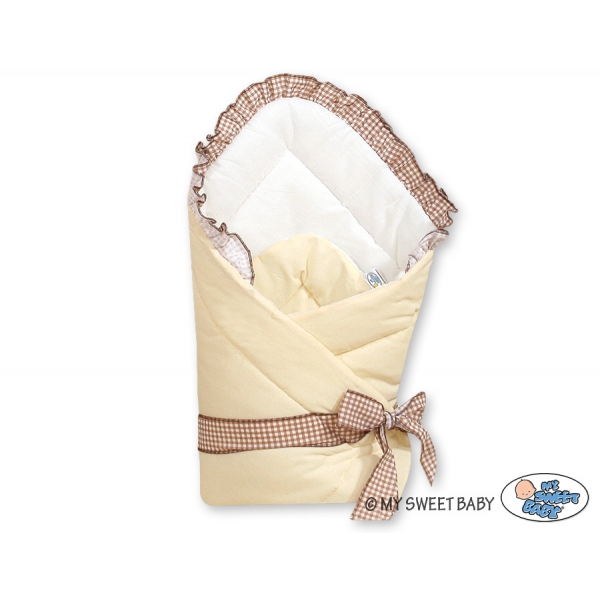 Babynestchen mit Schleife - Bär mit Schleife braun