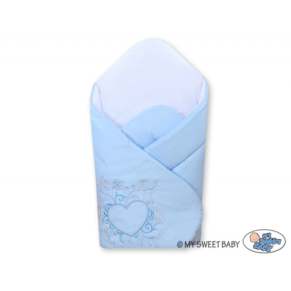 Babyhörnchen mit steife Einlage - Chic blau