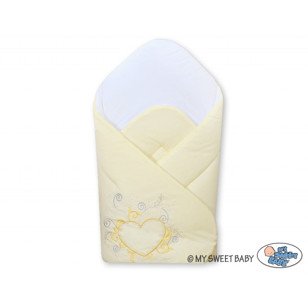 Babyhörnchen mit steife Einlage - Chic creme