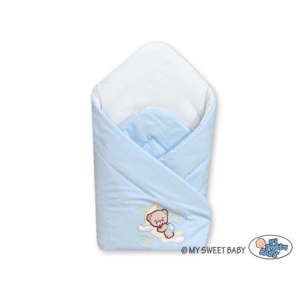 Babynestchen mit Steife Einlage - Gute Nacht blau