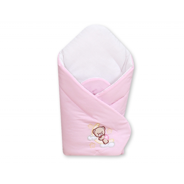 Babynestchen mit Steife Einlage - Gute Nacht rosa