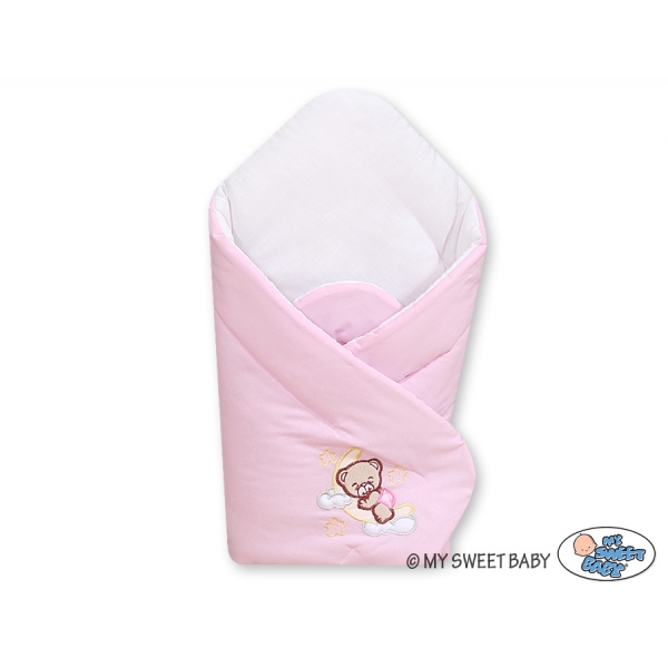 Babynestchen mit Steife Einlage - Gute Nacht rosa
