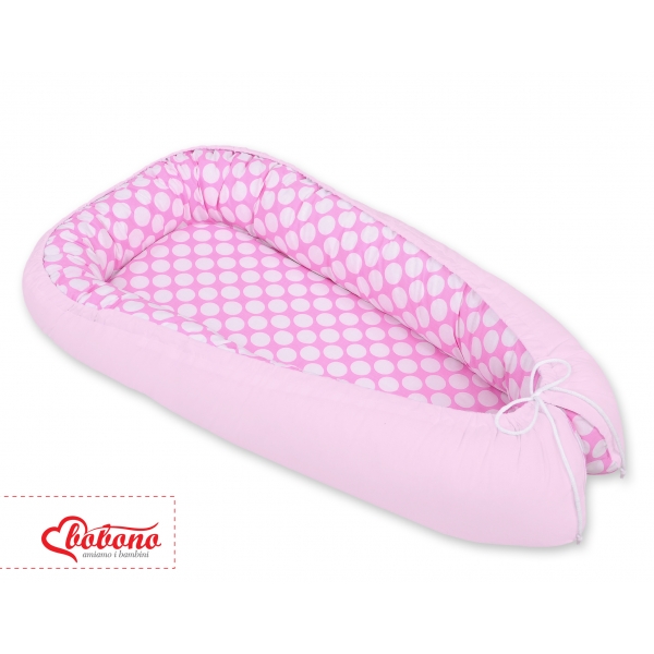 Babynestchen - Rosa-Punktemuster/rosa
