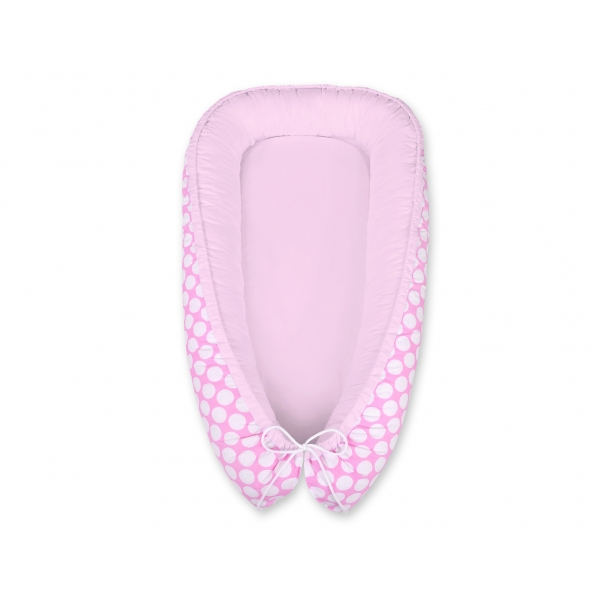 Babynestchen - Rosa-Punktemuster/rosa