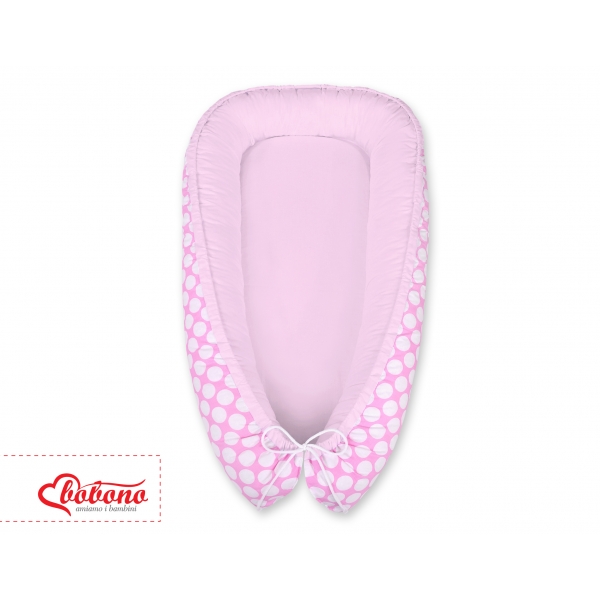 Babynestchen - Rosa-Punktemuster/rosa