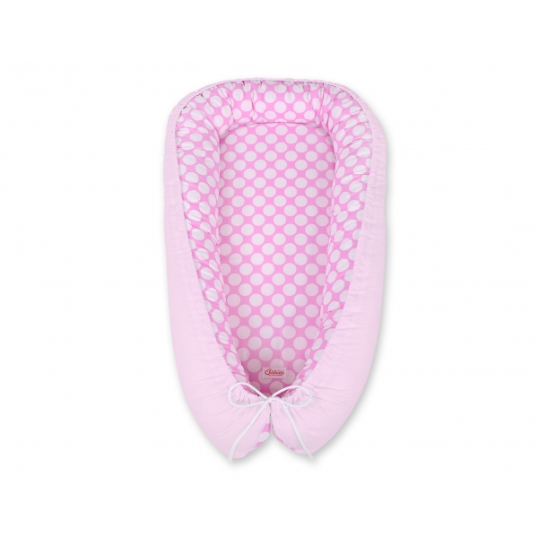 Babynestchen - Rosa-Punktemuster/rosa