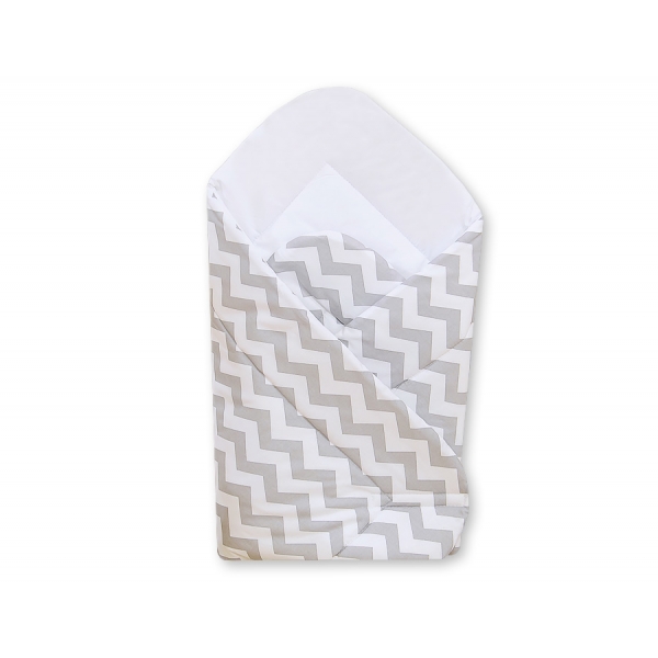Babynestchen - Simple Chevron grau