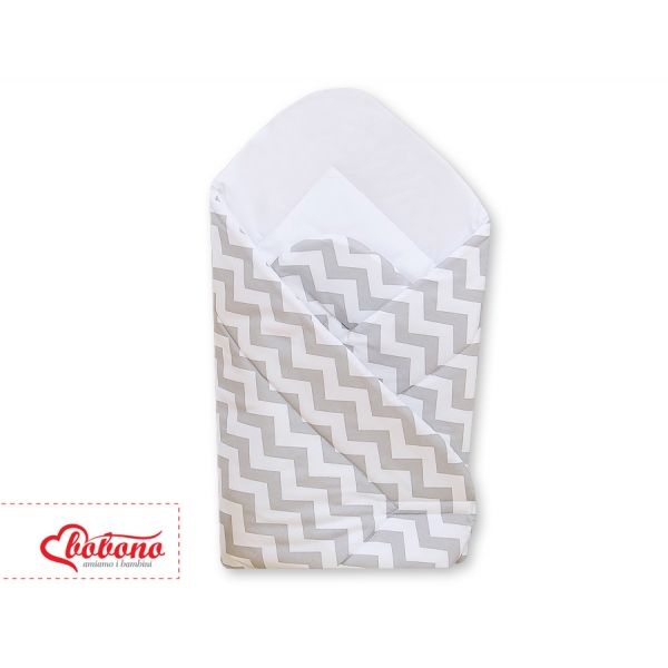 Babynestchen - Simple Chevron grau