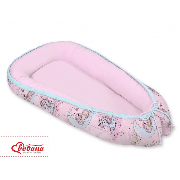 Babynestchen - unicorn rosa/rosa