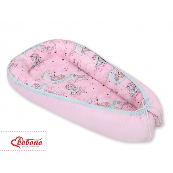 Babynestchen - unicorn rosa/rosa