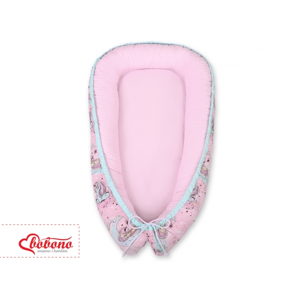 Babynestchen - unicorn rosa/rosa