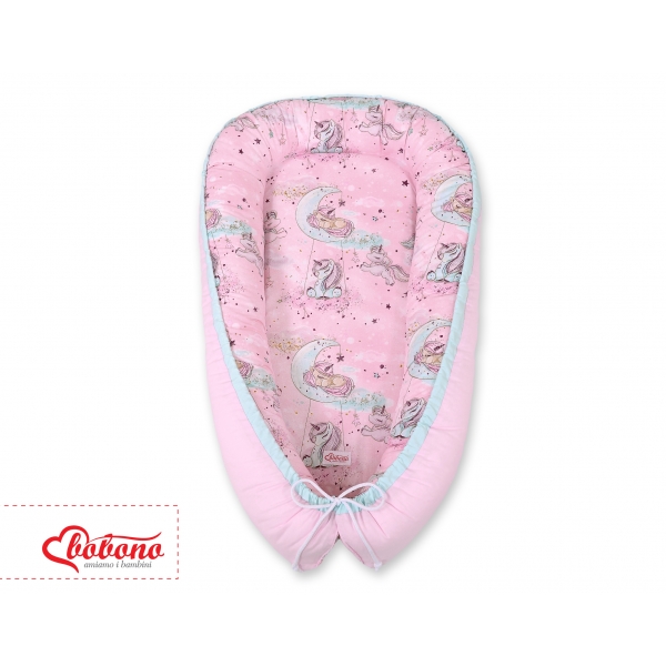 Babynestchen - unicorn rosa/rosa