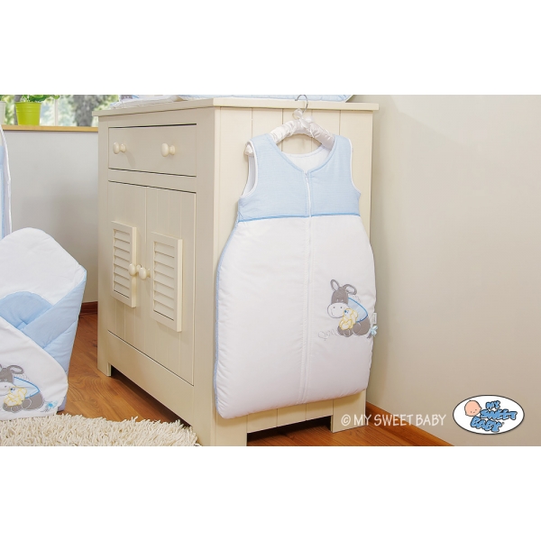Babyschlafsack - Esel Luca blau