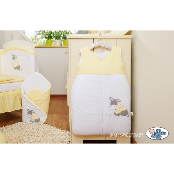 Babyschlafsack - Esel Luca gelb