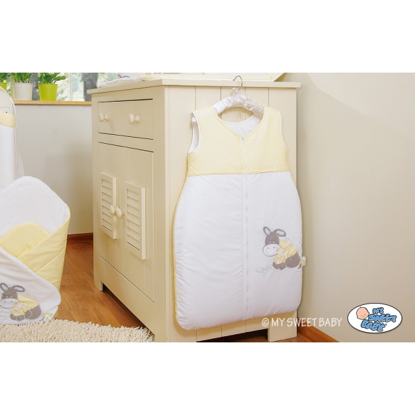 Babyschlafsack - Esel Luca gelb