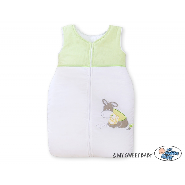 Babyschlafsack - Esel Luca grün