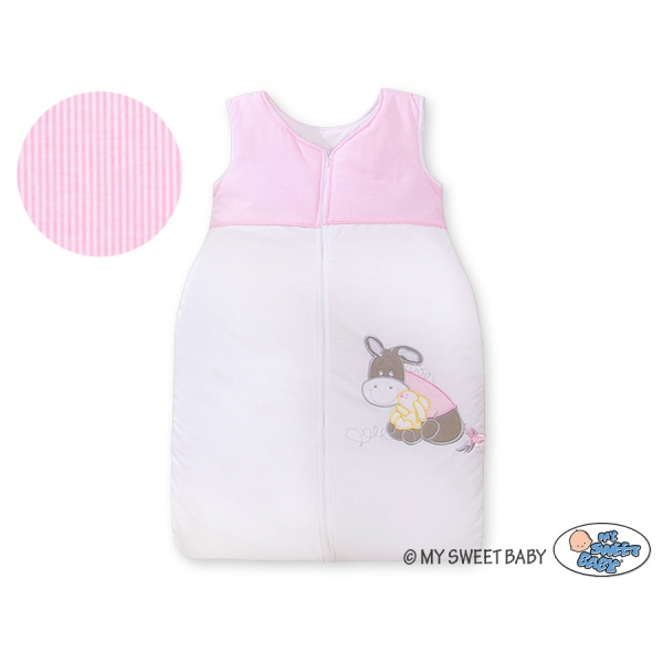 Babyschlafsack - Esel Luca rosa