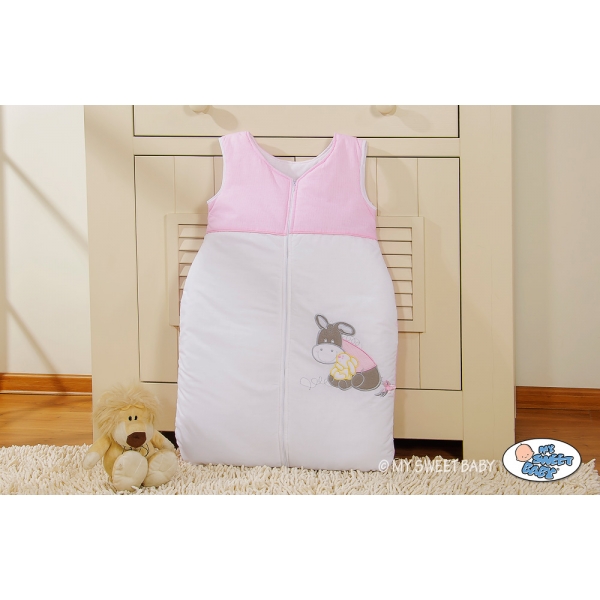 Babyschlafsack - Esel Luca rosa