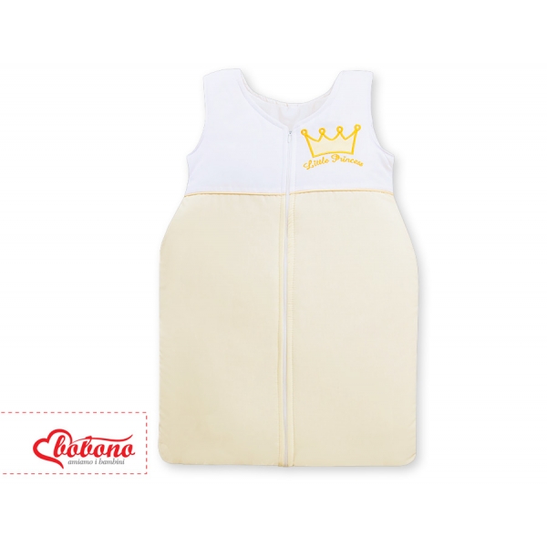 Babyschlafsack - Little Prince/Princess creme