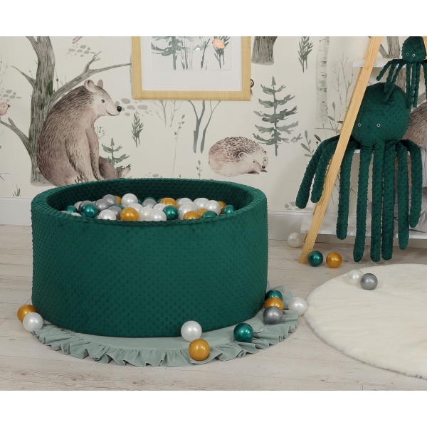 Bällebad für Babys flaschengrün