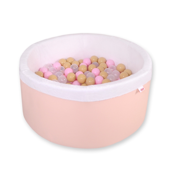 Baby Bällebad Gold Rosa