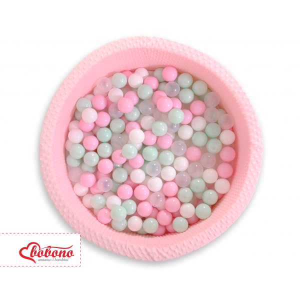 Bällebad für Mädchen mit 200st Bällen - rosa