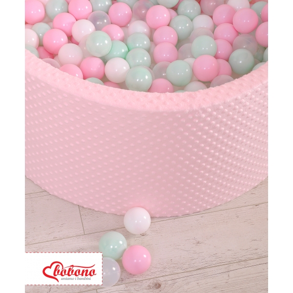 Bällebad für Mädchen mit 200st Bällen - rosa