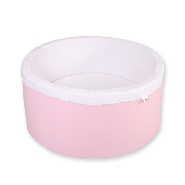 Bällebad aus Minkystoff ohne Bälle -  rosa
