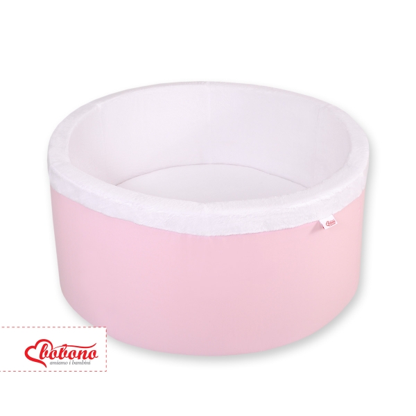 Bällebad aus Minkystoff ohne Bälle -  rosa
