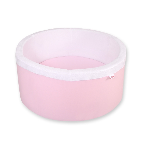 Bällebad aus Minkystoff ohne Bälle -  rosa