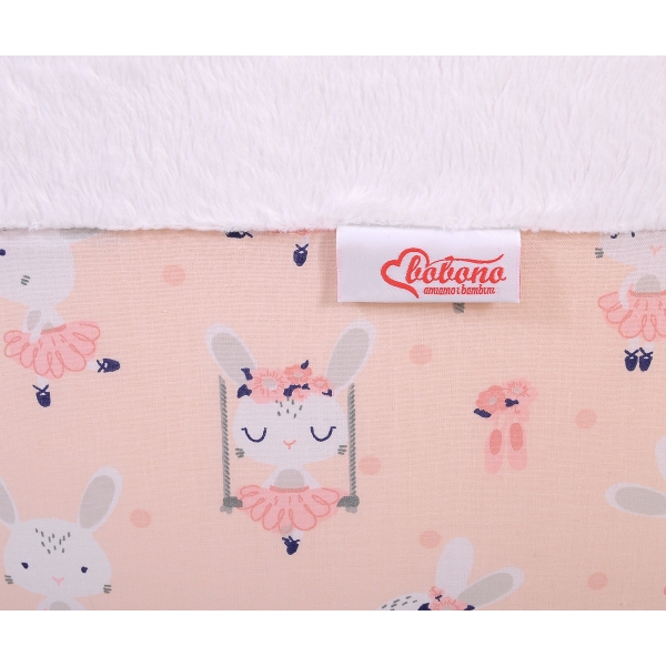 Bällebad aus Minkystoff ohne Bälle - Ballerinen rosa