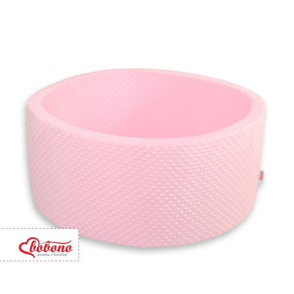 Bällebad aus Minkystoff ohne Bälle - rosa
