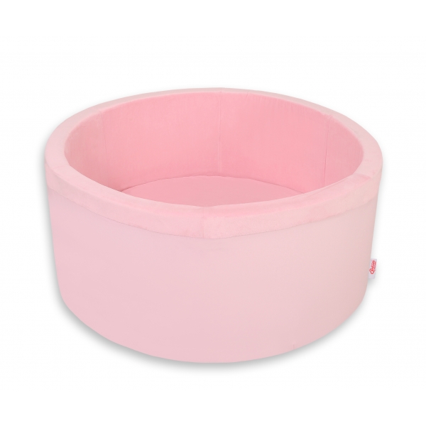 Bällebad aus Minkystoff ohne Bälle - rosa